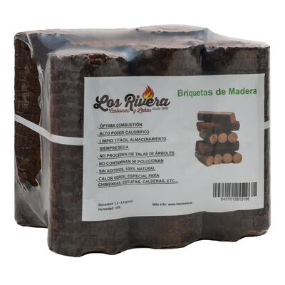 Briqueta 8 maderos