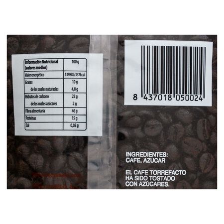 Café torrefacto en grano Camelo 500g origen portugal