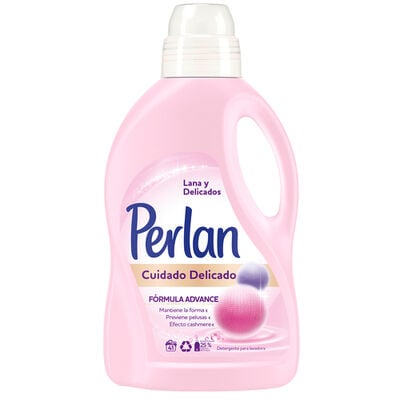 Detergente líquido Perlan 41 lavados cuidado delicado