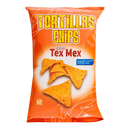 Snack maíz tortilla chips tex mex Alipende 150g