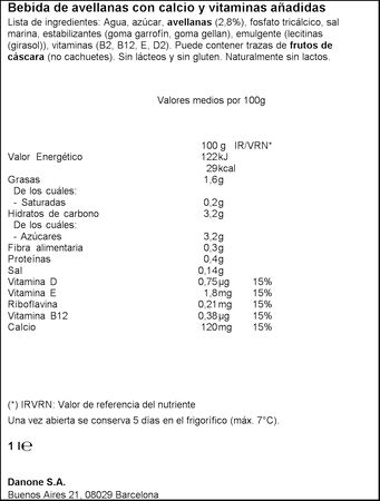 Bebida de avellana Alpro 1l