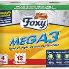 Papel higiénico Foxy 4 rollos Mega3