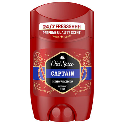 Desodorante en stick old spice con fragancia captain 50 ml