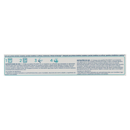 Tabletas limpiadoras Polident 36 uds