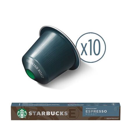 Café espresso roast intensidad 11 Starbucks 10 cáps