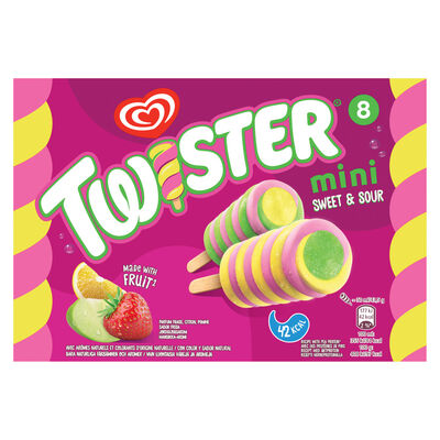 Helado Twister mini sweet sour 8 uds