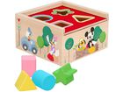 Cubo de madera con formas Disney