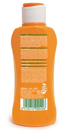 Leche protectora Babaria SPF50 100ml Aceite bronceador
