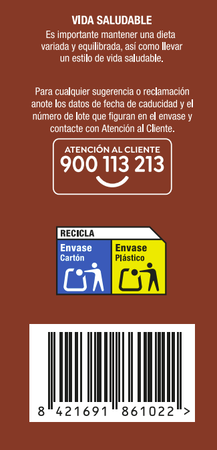 Galletas choco crujientes Alipende 520g