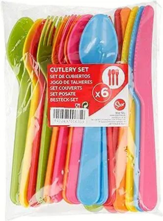 Cubiertos de plástico Stor 18uds