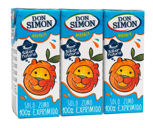 Zumo de naranja 100% exprimido Don Simón pack 3