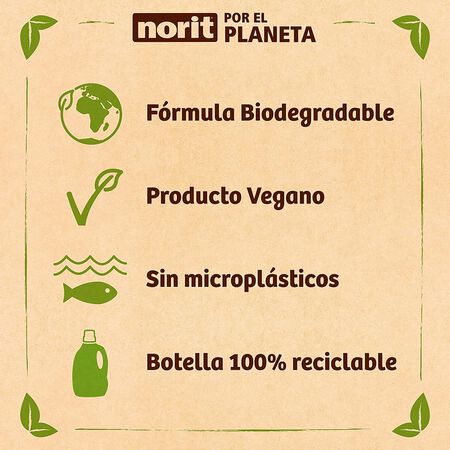 Detergente líquido Norit 32 lavados bebé para pieles atópicas