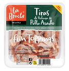 Tiras de pechuga de pollo asado La Pila 125g