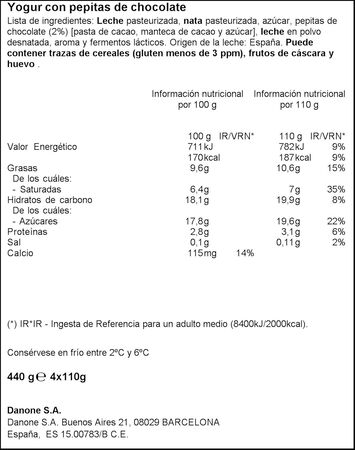 Yogur estilo griego Oikos pack 4 stracciatella