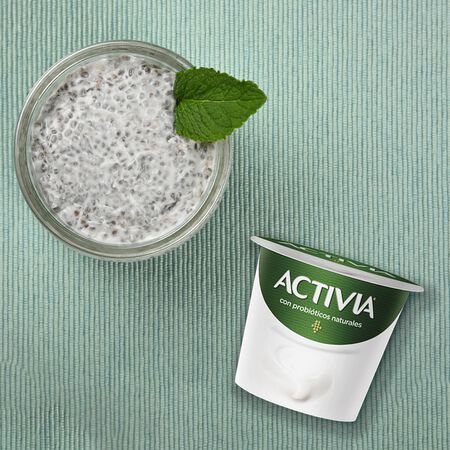 Bífidus probiótico Activia 0% pack 4 chia y almendras