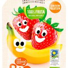 Pouch bio Be Plus fresa pl&aacute;tano sin gluten 100g