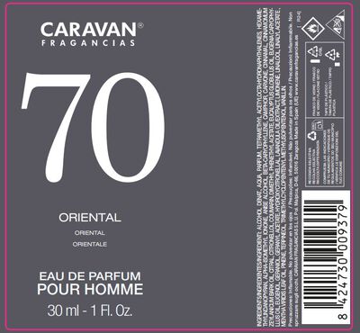 Eau de toilette Caravan hombre 30ml n&ordm;70