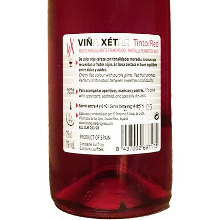 Vino tinto Viña Xétar