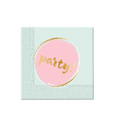 Servilleta De Papel Decorata Party 20U 33X33 Cm
