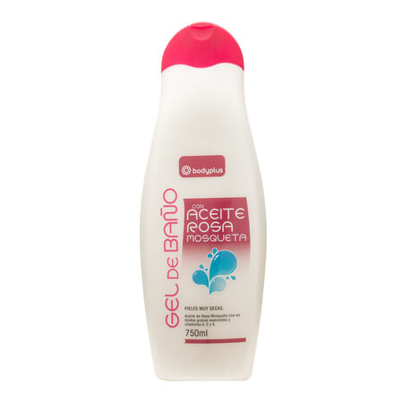 Gel de ducha Bodyplus 750ml con aceite de rosa mosqueta