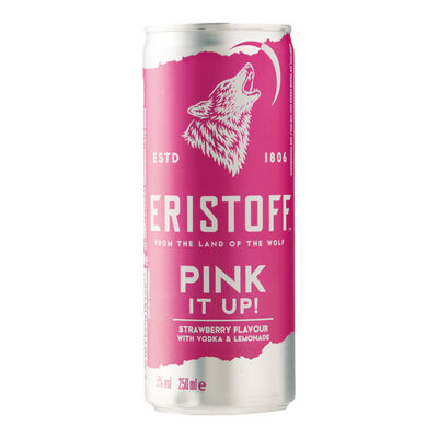 Bebida combinada preparada Eristoff pink it 25cl