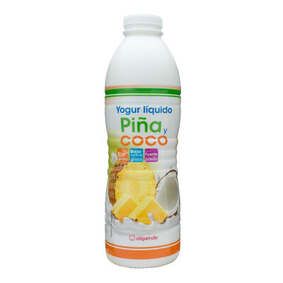 Yogur l&iacute;quido Alipende 1kg pi&ntilde;a coco