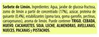 Helado sorbete con sabor a lim&oacute;n Frigo 1l