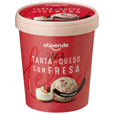 Helado Alipende 500ml Tarta Queso fresa