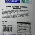 Pincho de pollo amarillo marinado Granja Gourmet 320g