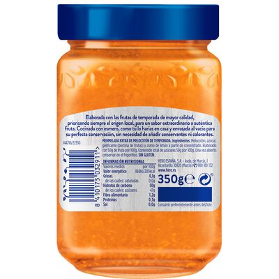 Mermelada melocotones extra de temporada Hero 350g