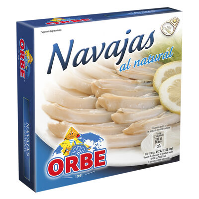 Navajas al natural Orbe 63g