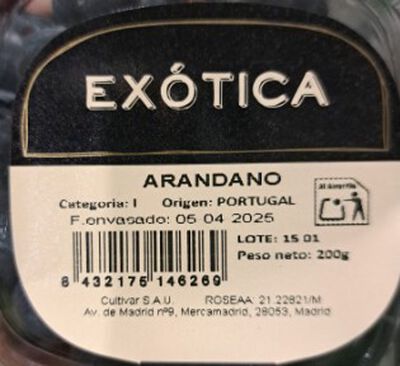 Arándano bandeja 200g