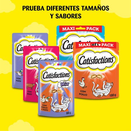 Snack gato Catisfactions pollo 60g
