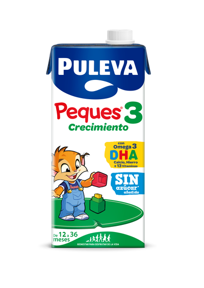Leche crecimiento Puleva peques 3 12-36meses 1l