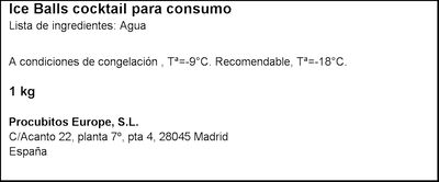 Hielo Cubers Ice Balls 1kg