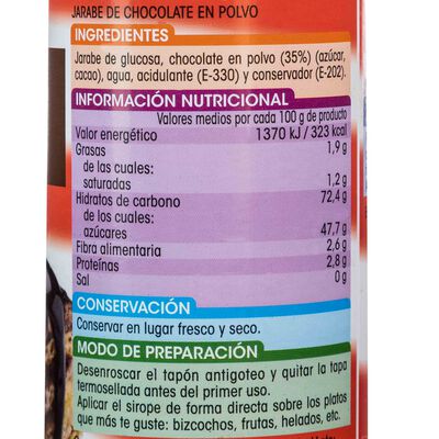 Sirope Alipende 300g chocolate