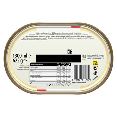 Helado Carte D'or vainilla