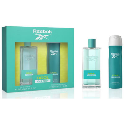 Estuche de colonia+desodorante femenina Reebok cool