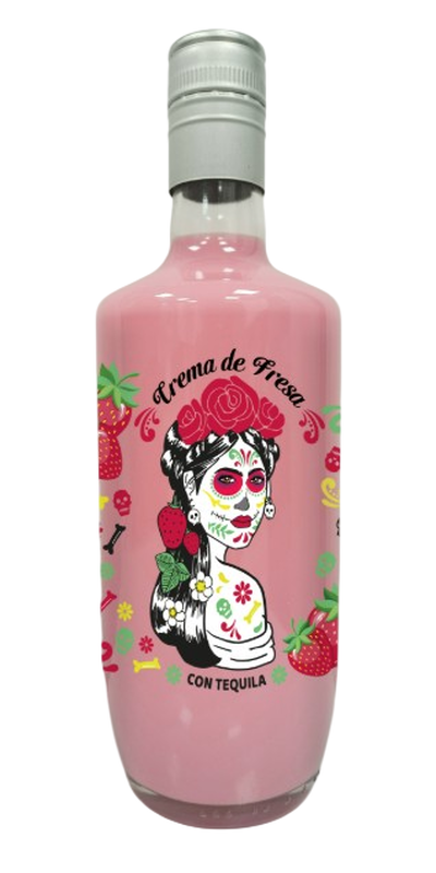 Licor Crema Fresa con tequila Brisamar 70cl