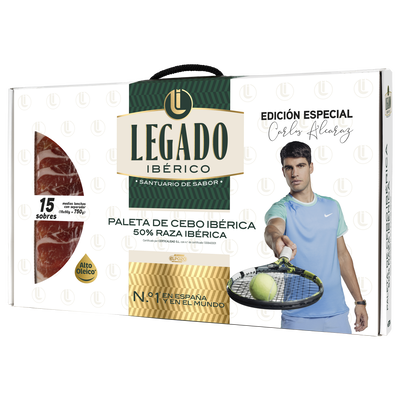 Malet&iacute;n Paleta Cebo Ib&eacute;rico Legado 15X50G