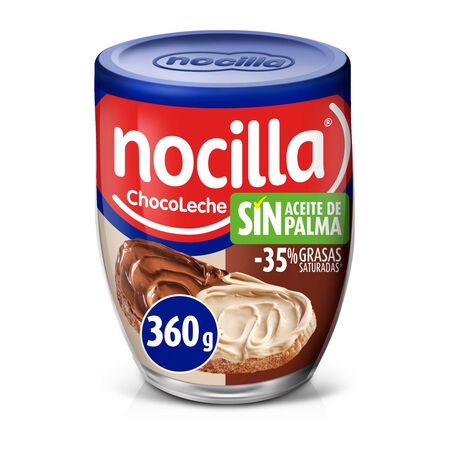Crema de cacao Nocilla 360g chocolate y leche