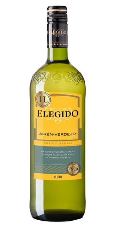 Vino Blanco Elegido 1L Airen-Verdejo
