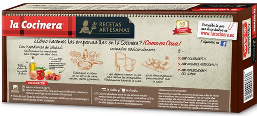 Empanadilla La Cocinera 312g carne
