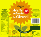 Aceite de girasol Alipende garrafa 5l