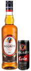 Ron A&ntilde;ejo Negrita 70cl + lata negra cola
