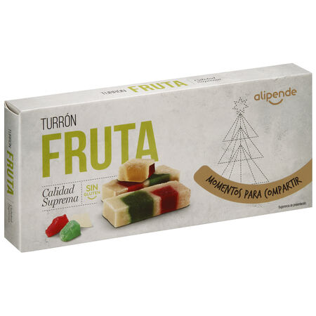 Turrón Alipende 250g fruta