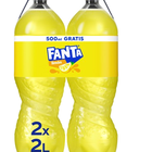Refresco lim&oacute;n Fanta botella 2l pack 2