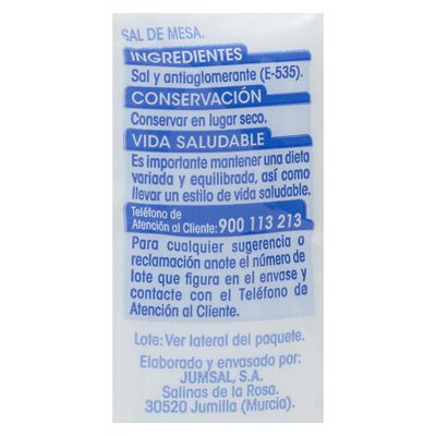 Sal Alipende 1kg mesa