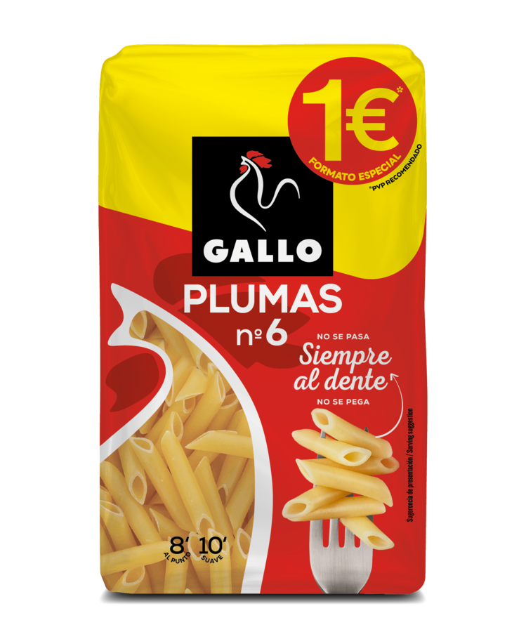 Pluma Nº6 Gallo 400g