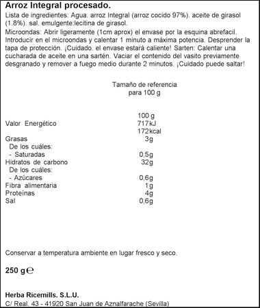 Arroz integral Brillante pack 2